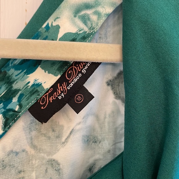 Trashy Diva Jade Watercolor Honey EUC sz 18 - Picture 2 of 3